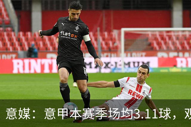 意媒：意甲本赛季场均3.11球，观赏性大幅提升
